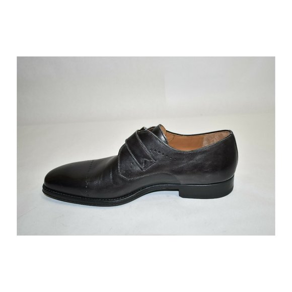 Magnanni Carey Monk Strap Loafer  Gray Size 10M main image 5